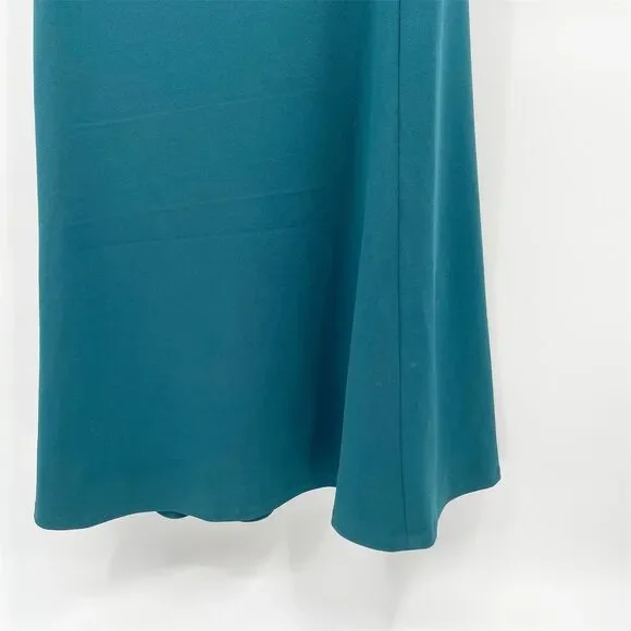 Jenny Yoo Petra Halter Neck Open Back Dress Teal Plus Size 24 Formal Caspian Sea - Picture 4 of 13